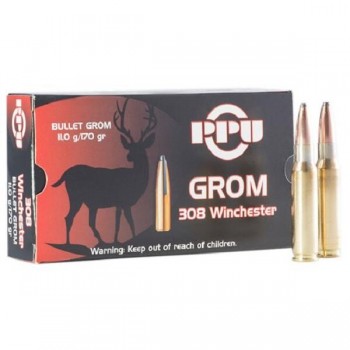 Патрон 308 Win SP GROM (11 гр.) PARTIZAN