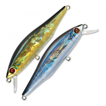 Воблер Pontoon 21, Cheeky 80F-SR, 80 мм, 8.6 гр., 0.8-1.2 м., №222Dbl
