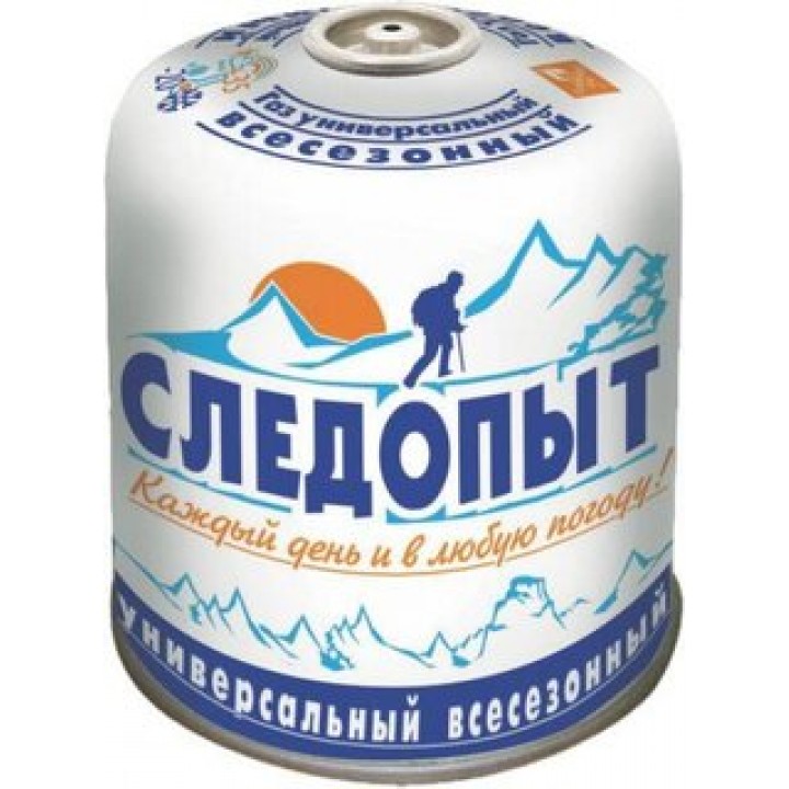Картридж газовый СЛЕДОПЫТ 450г резьб.(всесез.) Корея