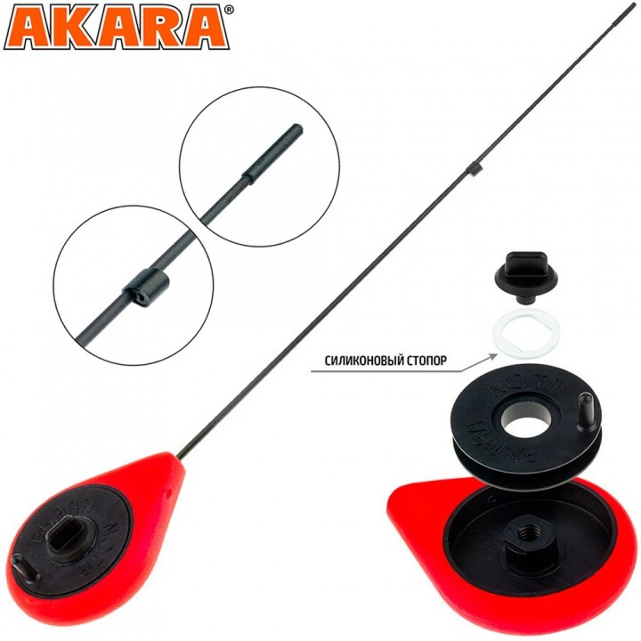 Удочка зим. Akara Prima GL Red STFZN-R
