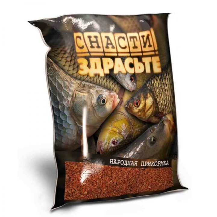 Прикормка Снасти Здрасьте Народная Фидер для течки 0,7кг