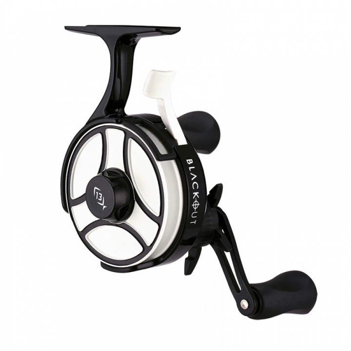 Катушка зимняя 13 Fishing Black Betty  BLACKOUT Glow Spool 2.5:1- Left Hand