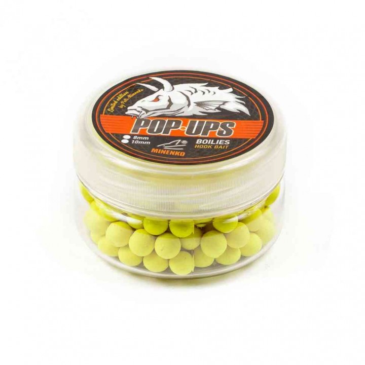 Бойлы плавающие MINENKO Pineapple (Fluo) Pop-Up 8мм