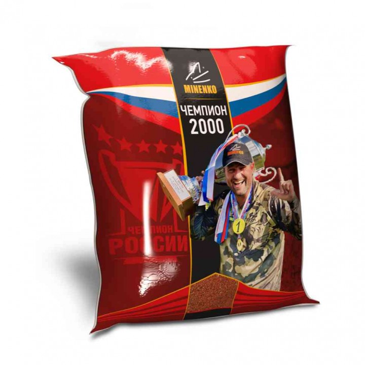 Прикормка MINENKO Чемпион 2000 (0,75кг) Конопля зеленая