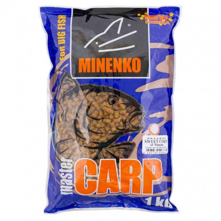 Пеллетс MINENKO Master Carp Кукуруза 5мм