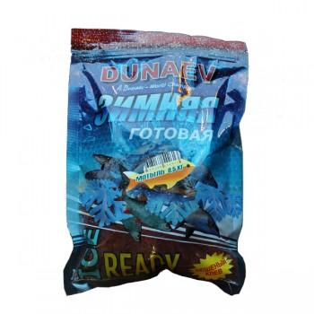 Прикормка зимняя готовая  Dunaev Ice-Ready 500г Мотыль