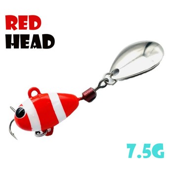 Тейл-Спиннер UF Studio Hurricane 7.5гр цв. Red Head