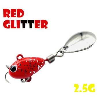 Тейл-Спиннер UF Studio Hurricane 2.5гр цв. Red Glitter