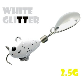 Тейл-Спиннер UF Studio Hurricane 2.5гр цв. White Glitter