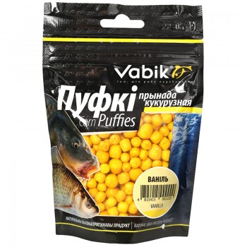 Приманка рыболовная Vabik Corn Puffies Ваниль 20гр