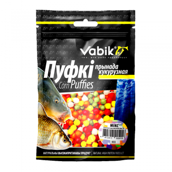 Приманка рыболовная Vabik Corn Puffies Микс 20гр