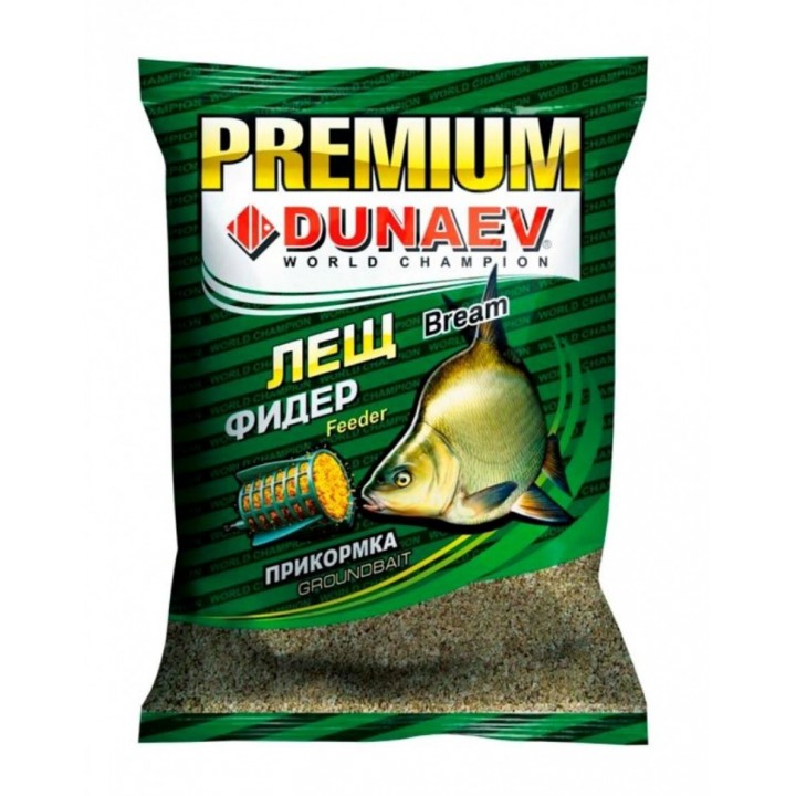 Прикормка Dunaev Premium 1000гр Лещ Фидер