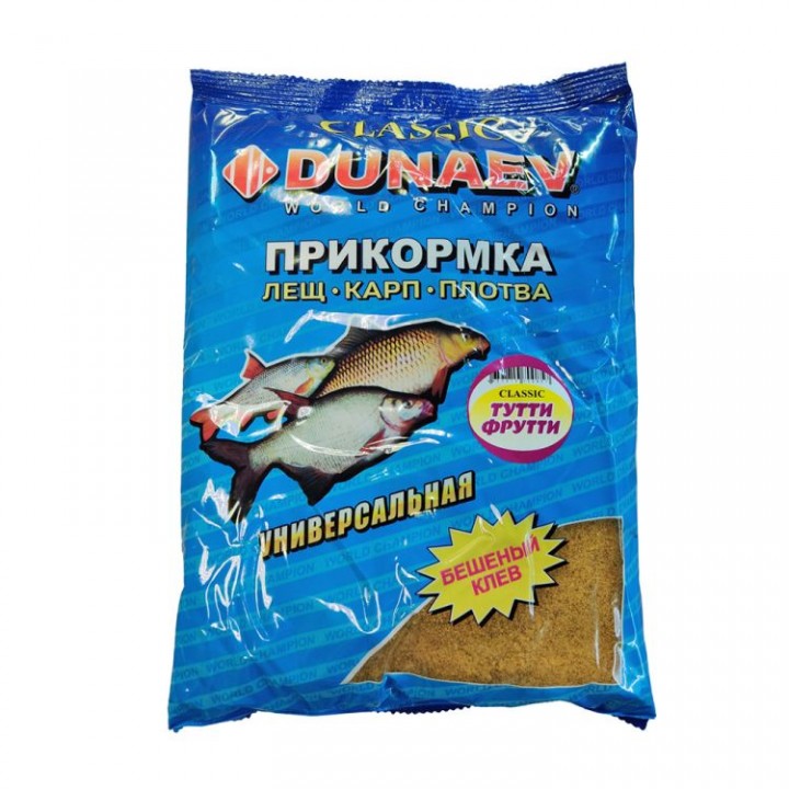Прикормка Dunaev Классика 900гр Универсальная Тутти-Фрутти