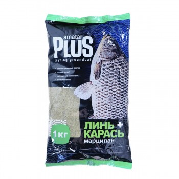 Прикормка Vabik Amatar Plus Линь-Карась Марципан 1кг