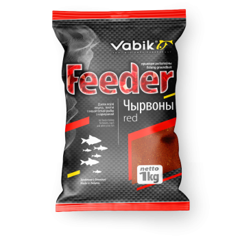Прикормка Vabik FEEDER Красный 1кг