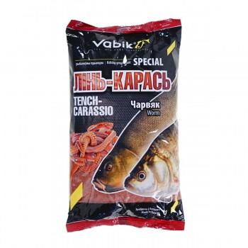 Прикормка Vabik SPECIAL Линь-Карась Червь 1кг
