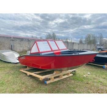 Лодка алюминиевая ALUTON 430 Fish+Тент
