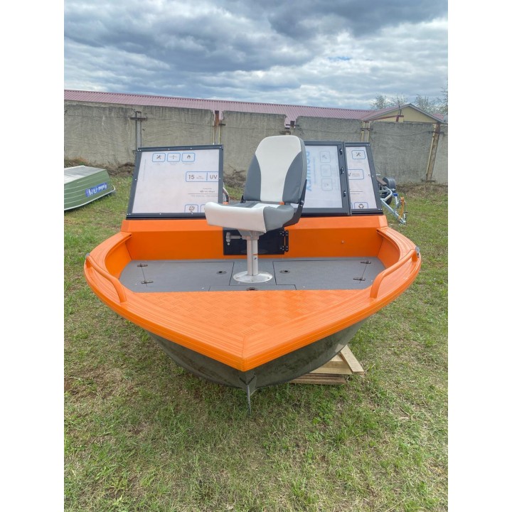 Лодка алюминиевая ALUTON 460 FISH+Тент