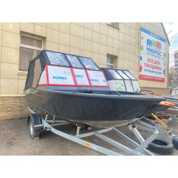 Лодка алюминиевая ALUTON 490 FISH+тент