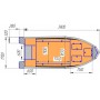 Лодка алюминиевая Lord River Rest 390