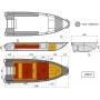 Лодка алюминиевая WyatBoat-390P