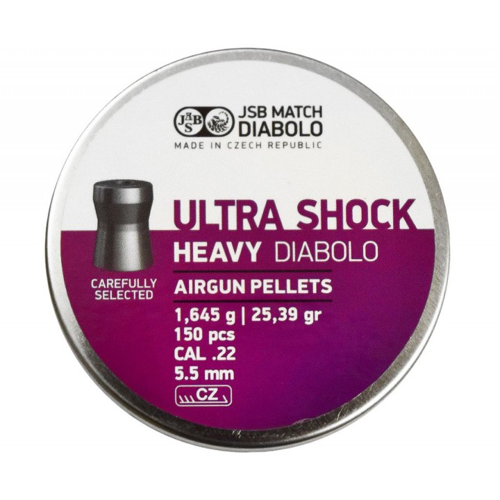 Пули пневматические JSB Ultra Sock Heavy 5.5 (150 шт) 1,645гр.
