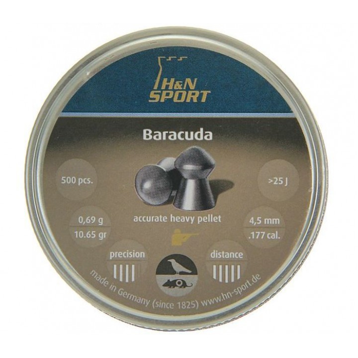 Пули пневматические H&N Baracuda 4.5 (400 шт)