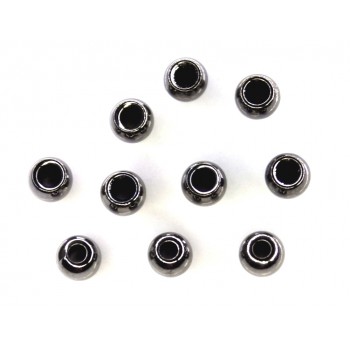 Головки латунь 2,8мм (20шт) Black Nikel