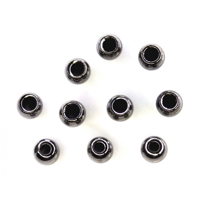 Головки латунь 2,8мм (20шт) Black Nikel