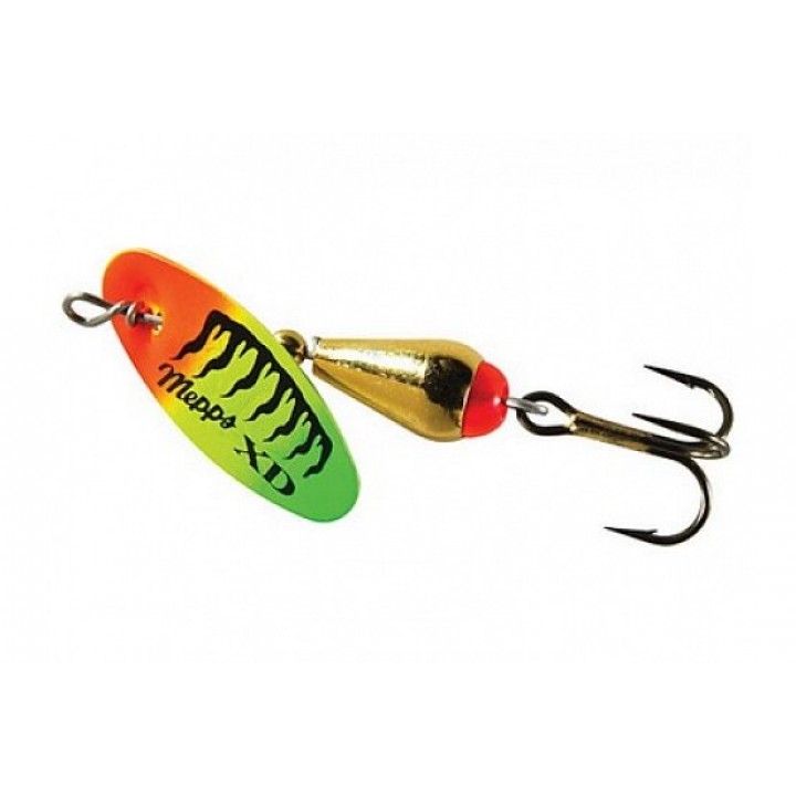 Блесна Mepps XD Tri Fluo  №2 5гр. цв. Gold/Tiger