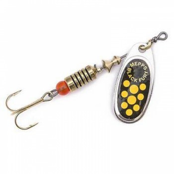 Блесна Mepps Black Fure №2 4.5гр. цв. Silver/Yellow