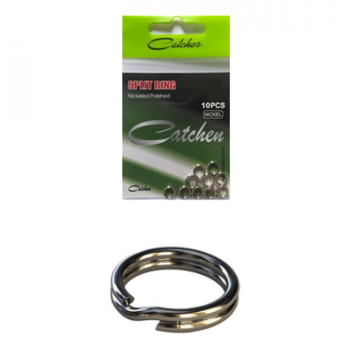 Кольцо заводное Catcer №4 10шт nickel