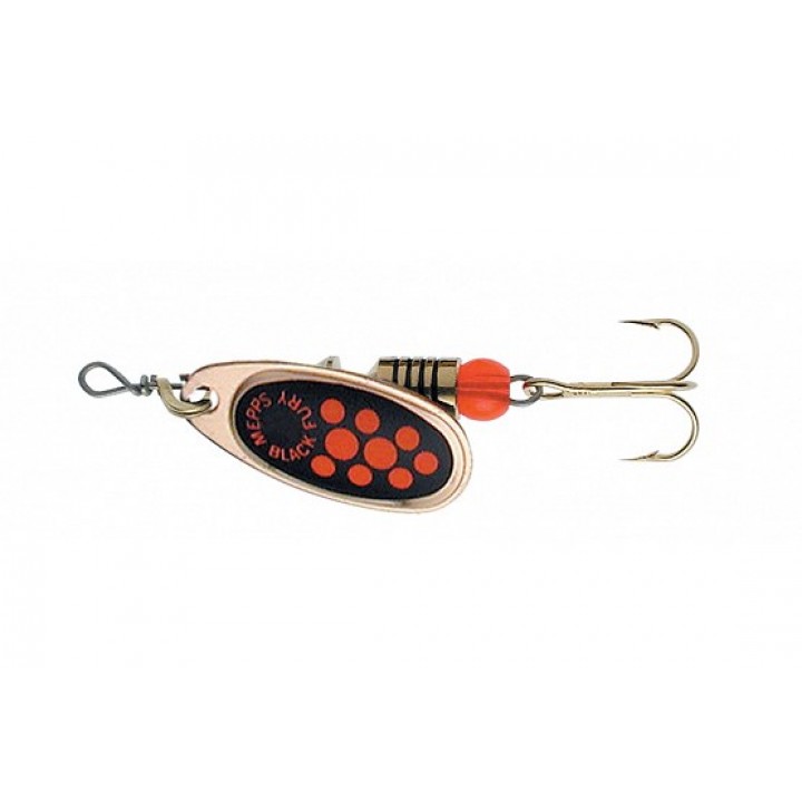 Блесна Mepps Black Fure №0 2гр. цв. Copper/Fluo Or