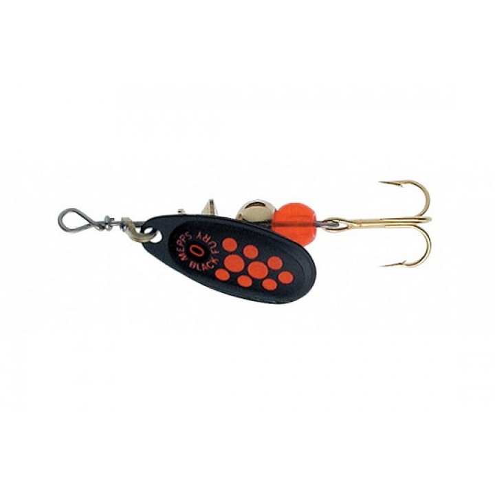 Блесна Mepps Black Fure №0 2гр. цв. Noir/Fluo Or