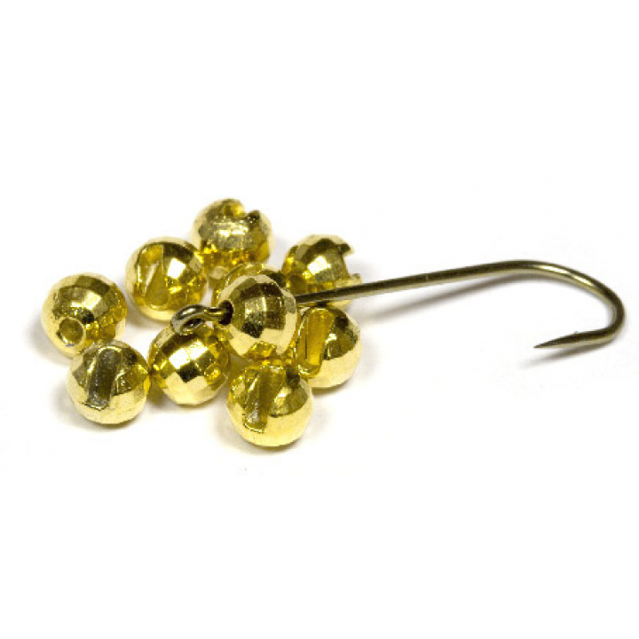 Головки вольф. с вырезом гран. 5.5мм (10шт) Gold