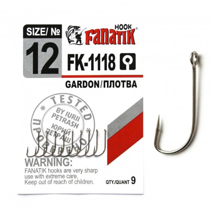 Крючки Fanatik FК-11018 Плотва №12