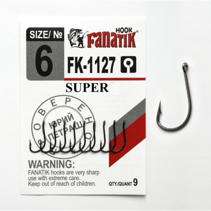 Крючки Fanatik FK-1127 Super №6