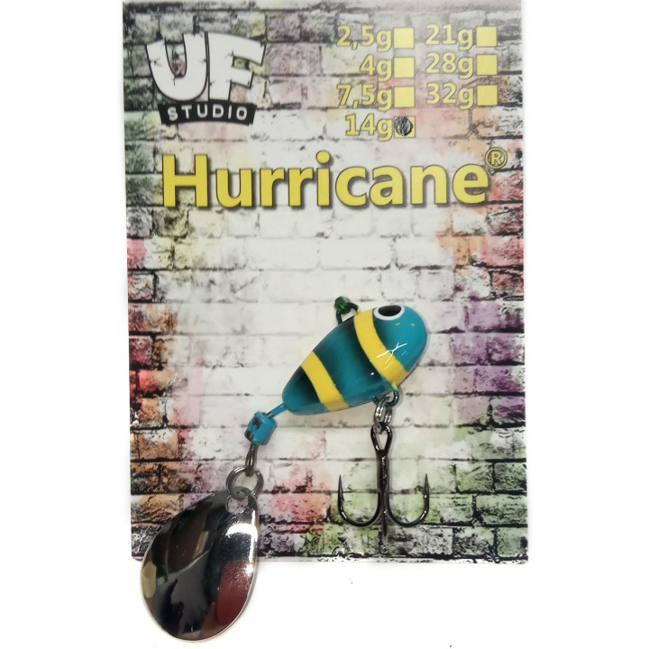 Тейл-Спиннер UF Studio Hurricane 14гр цв. Angel