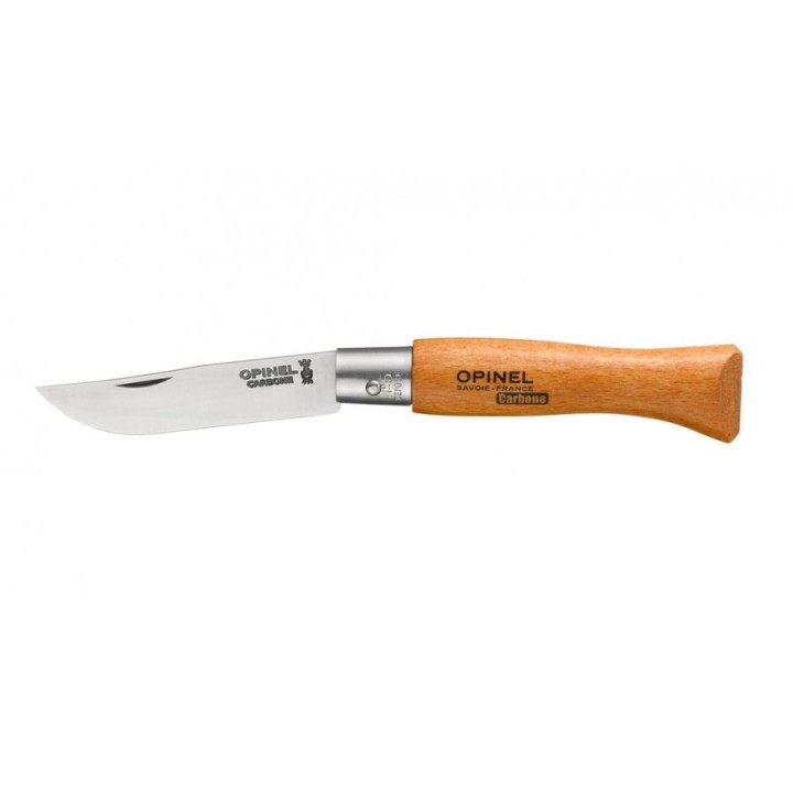Нож Opinel virobloc 7, углерод. сталь