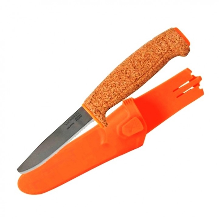 Нож Moraкniv Floating Serrated нерж. пробка