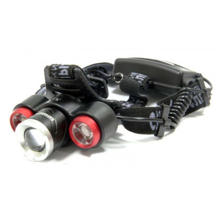 Фонарь налоб. СЛЕДОПЫТ Смит 3L zoom 220В+12В PF-PFL-HL29
