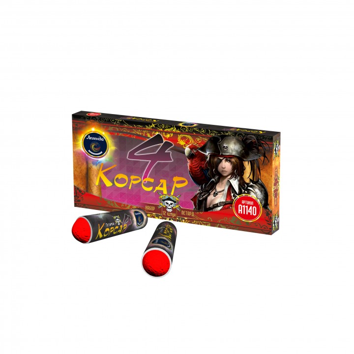 Петарда Корсар-4 № А1140 цена за 1 упак. 8/24/12
